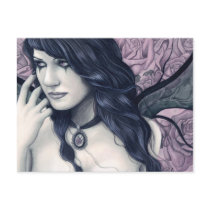 Rose Garden postcard by elvenstarart Rose Garden postcard