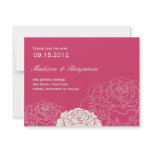 Rose Garden Save The Date Card - Pink Invites