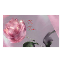 Rose Gift Tag profile cards