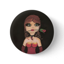 Rose Girl Quantum Cutie Girl Button