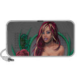 Rose Girl Tattoo Mini Speakers