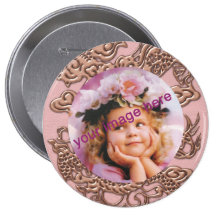 Rose Gold  Dragon on Powder Pink Leather Texture