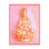 Rose-Gold Kwan Yin postcard