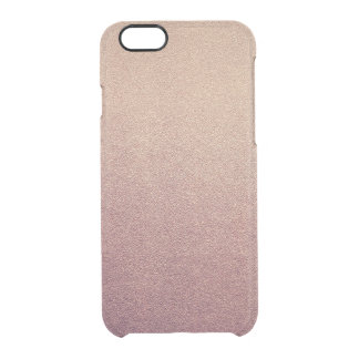 ... Glitter Sand Look Pink Uncommon Clearlyâ„¢ Deflector iPhone 6 Case