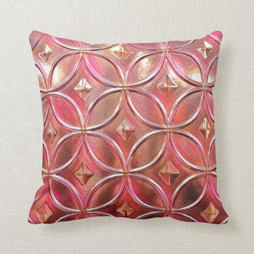Rose Gold Throw Pillow Zazzle