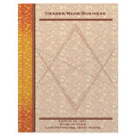 Rose Gold Unicursal Personalized Letterhead