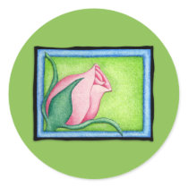 Rose green Sticker stickers