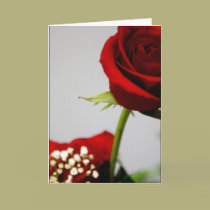 Rose Greeting Card by inked29 Rose Greeting Card