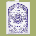 Rose Hair Oil Greeting Card