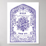 Rose Hair Oil Posters