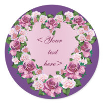 ROSE HEART CUSTOM STICKER by gardensofeve ROSE HEART CUSTOM STICKER