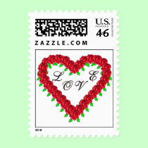 Rose Heart Love Stamp