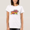 Rose, heart Ribbon t-shirts