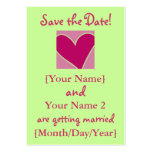 Rose Heart Save the Date Cards Template Business Card Template