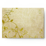 Rose II Sweet Vines Crackled Envelope envelopes