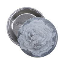 Rose in Graphite Button