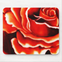 Rose in Oil by WithAnF Fine Art Mouse Mats