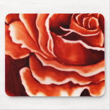 Rose in Oil by WithAnF Fine Art Mouse Mats