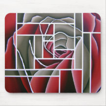 Rose in Oil by WithAnF Fine Art Mouse Pad
