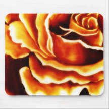 Rose in Oil by WithAnF Fine Art Mouse Pad