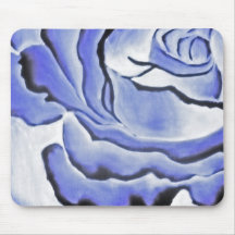 Rose in Oil by WithAnF Fine Art Mouse Pad