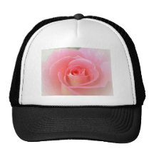 Rose in Soft Peach Mesh Hat