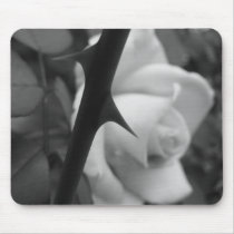 rose in the midst of thorns mousepads by PrinceCharley rose in the midst of thorns mousepads