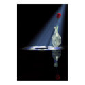 rose in vase 2 posters by JSJ_75 rose in vase 2 posters