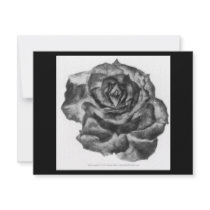 Rose (Inverse) Invitation