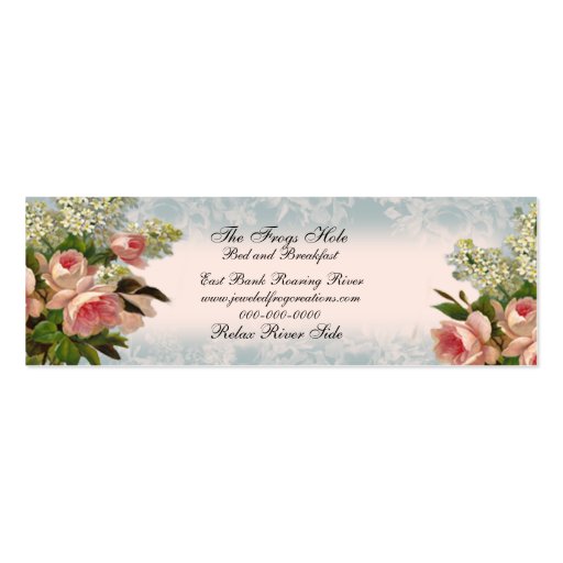 Rose is a Rose, Business Cards (front side)