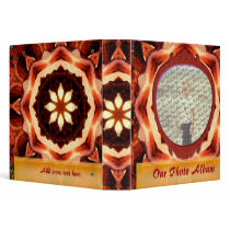 Rose Kaleidoscope Customizable 1.5" Photo Binder