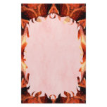 Rose Kaleidoscope Flame Stationery