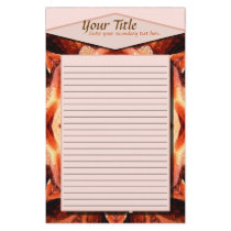 Rose Kaleidoscope Lined Stationery