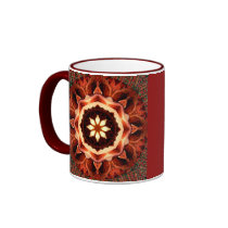 Rose Kaleidoscope Mugs