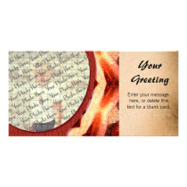 Rose Kaleidoscope PhotoCard Template by wingedturtle Rose Kaleidoscope PhotoCard Template