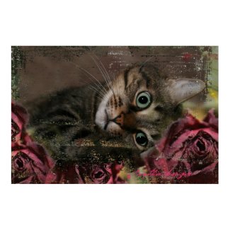 Rose Kitty print