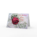 Rose & Lace card by MakaraPhotos Rose & Lace card