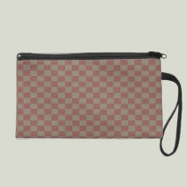 Rose Linen Checkered Wristlet Bag bagettes bags