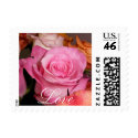Rose love stamp