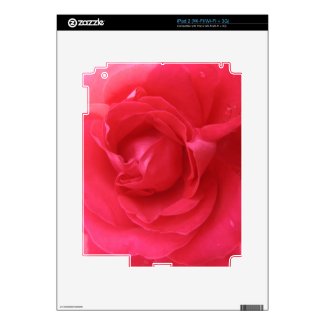Rose Macro Decal For The iPad 2