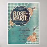 Rose Marie A Musical Play Songbook Cover posters