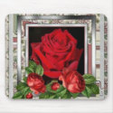 rose mousepad by vipershan rose mousepad