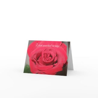 Rose Notecards card