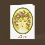 Rose Nymph Card - Customize Saying cards