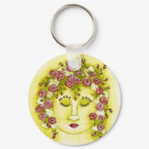 Rose Nymph Keychain by 13BlackCatsDesigns Rose Nymph Keychain