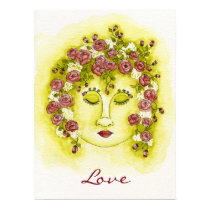 Rose Nymph Poster - Customize Saying posters
