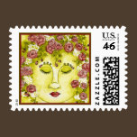 Rose Nymph Square Postage Stamp stamps