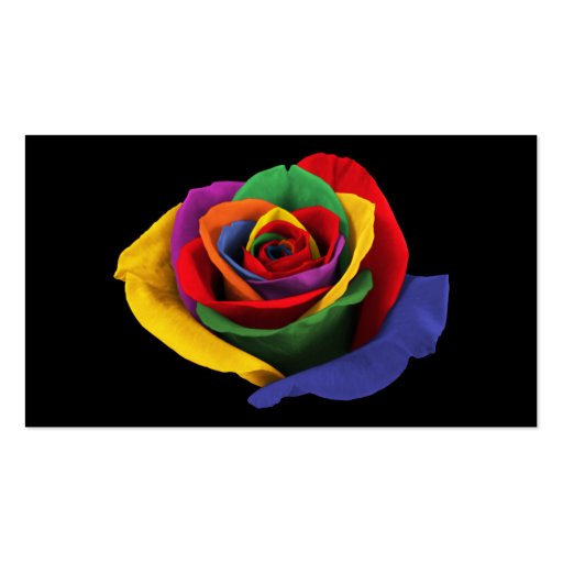 Rose of a Different Color Business Cards (front side)