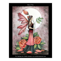 Rose of Fire Fairy Poster by Molly Harrison posters