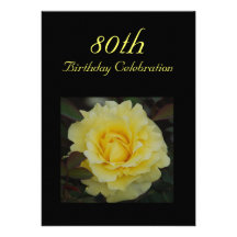 Rose of Joy Birthday Celebration Invitation